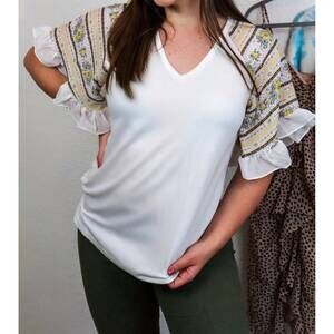 NEW EPRETTY sienna top in white